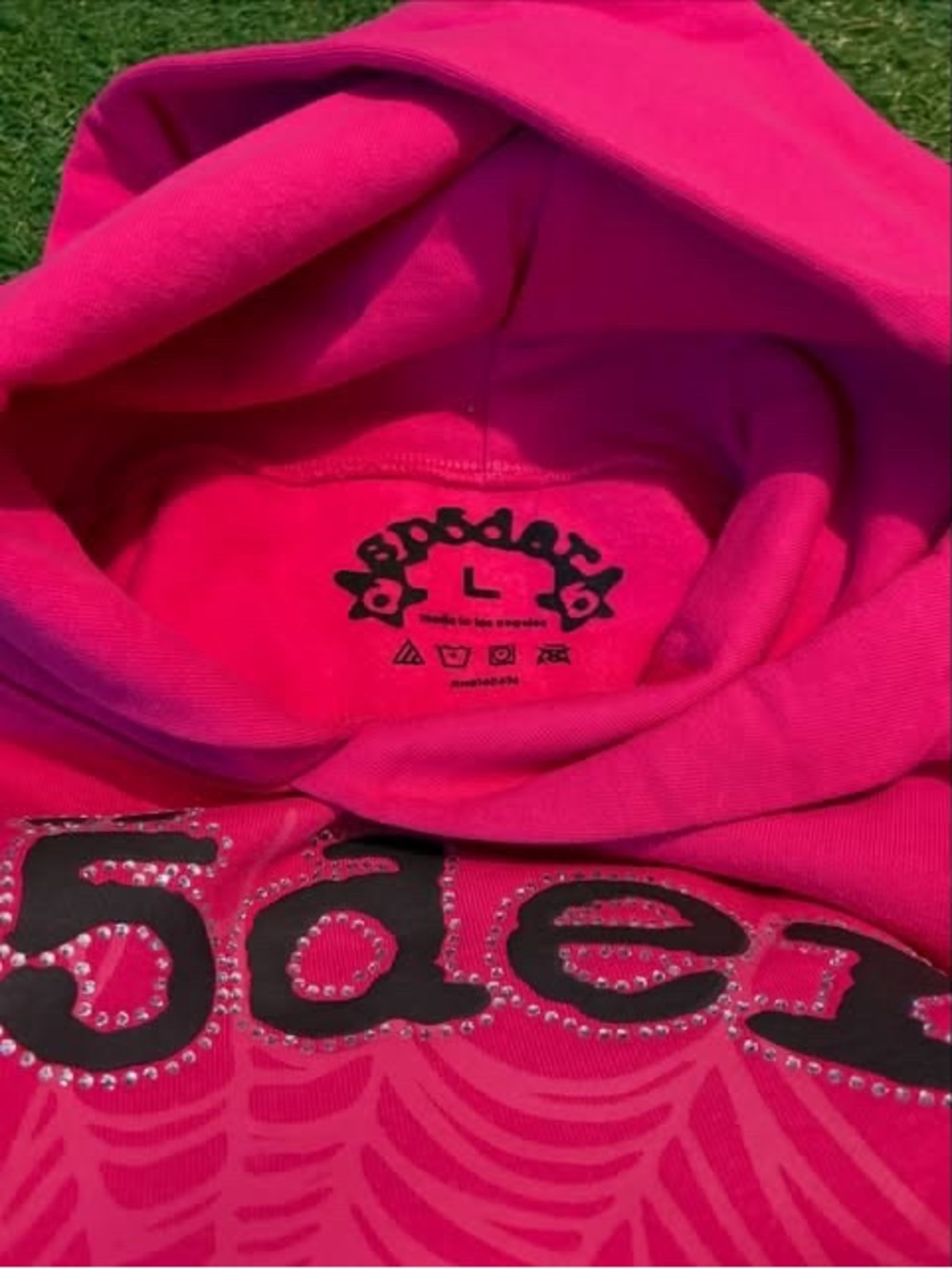 Pink Sp5der With Rhinestones - Picture 4 of 9